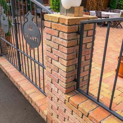 Barabás Téglakő 8 cm sárga-piros