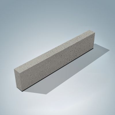 Barabás erősített kerti szegély 100x20x8 cm szürke
