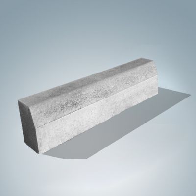 Barabás kiemelt szegély 25x25x15 cm szürke