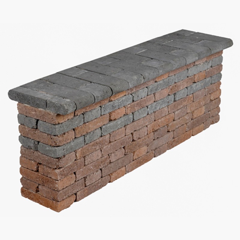 Barabás Téglakő kerítés lábazat 162x24x50 cm fahéj