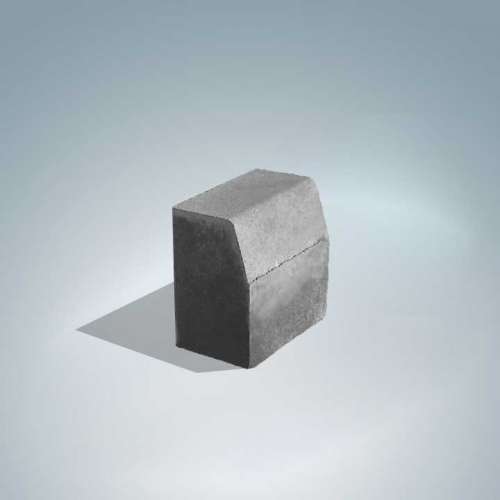 Barabás kiemelt szegély 25x25x15 cm szürke