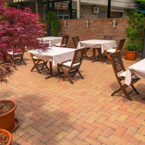 Barabás Téglakő 6 cm sárga-piros